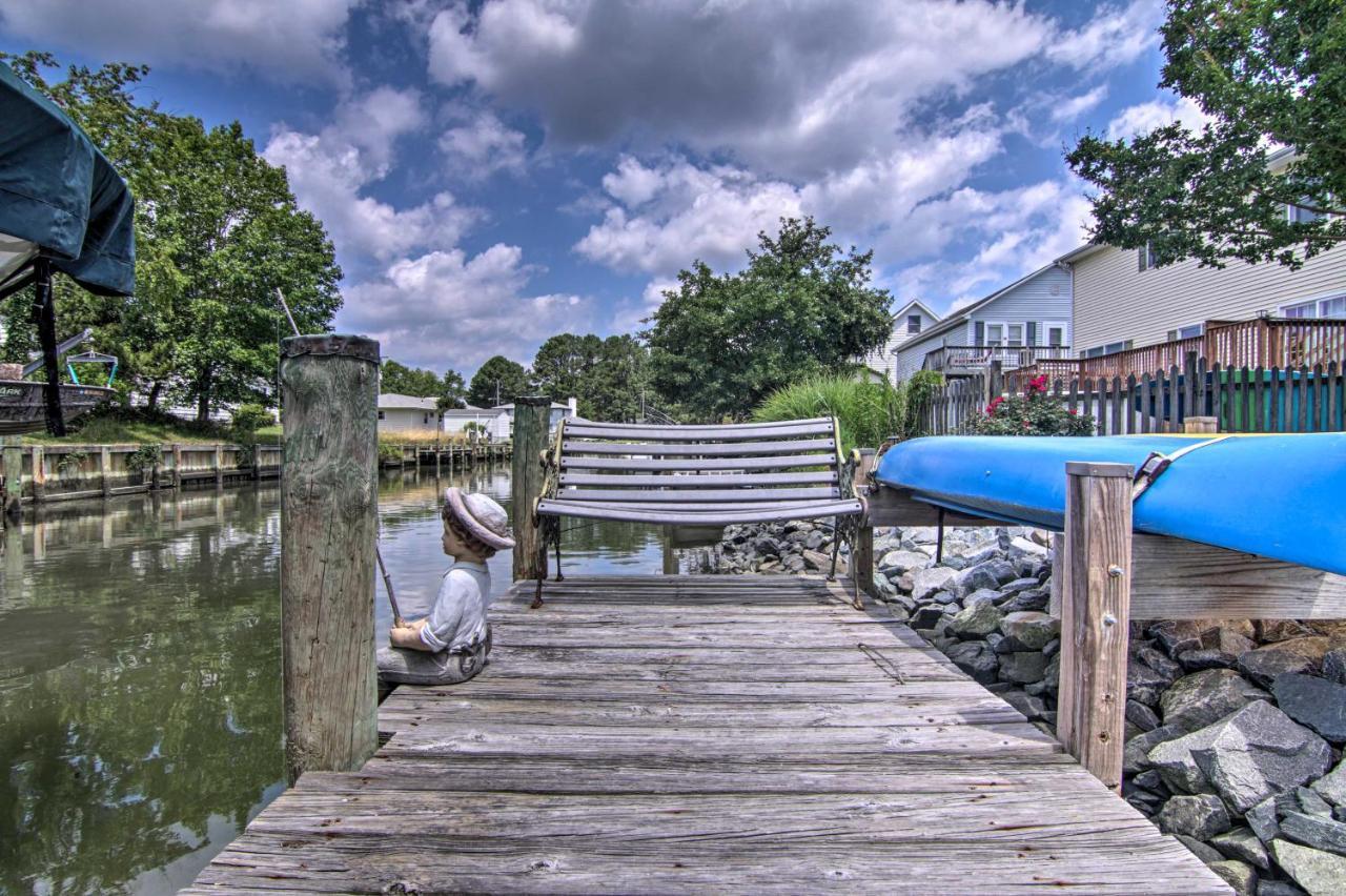 Canal-Front Ocean City Getaway With Deck And Dock! Ocean Pines Exteriör bild