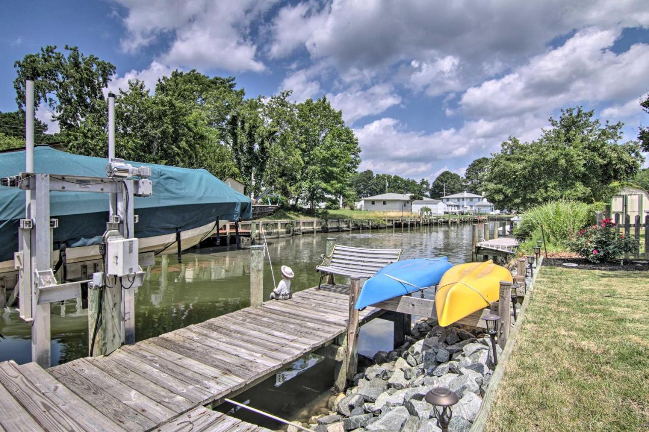 Canal-Front Ocean City Getaway With Deck And Dock! Ocean Pines Exteriör bild